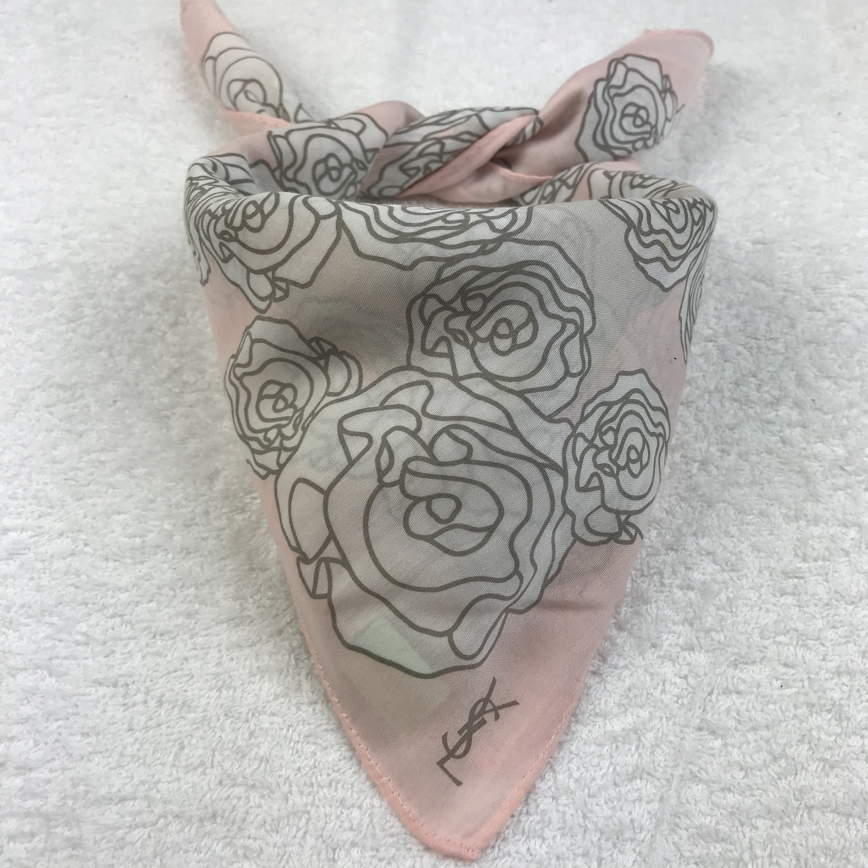 Yves Saint Laurent Bandana Handkerchief Neckerchief Pocket Etsy UK
