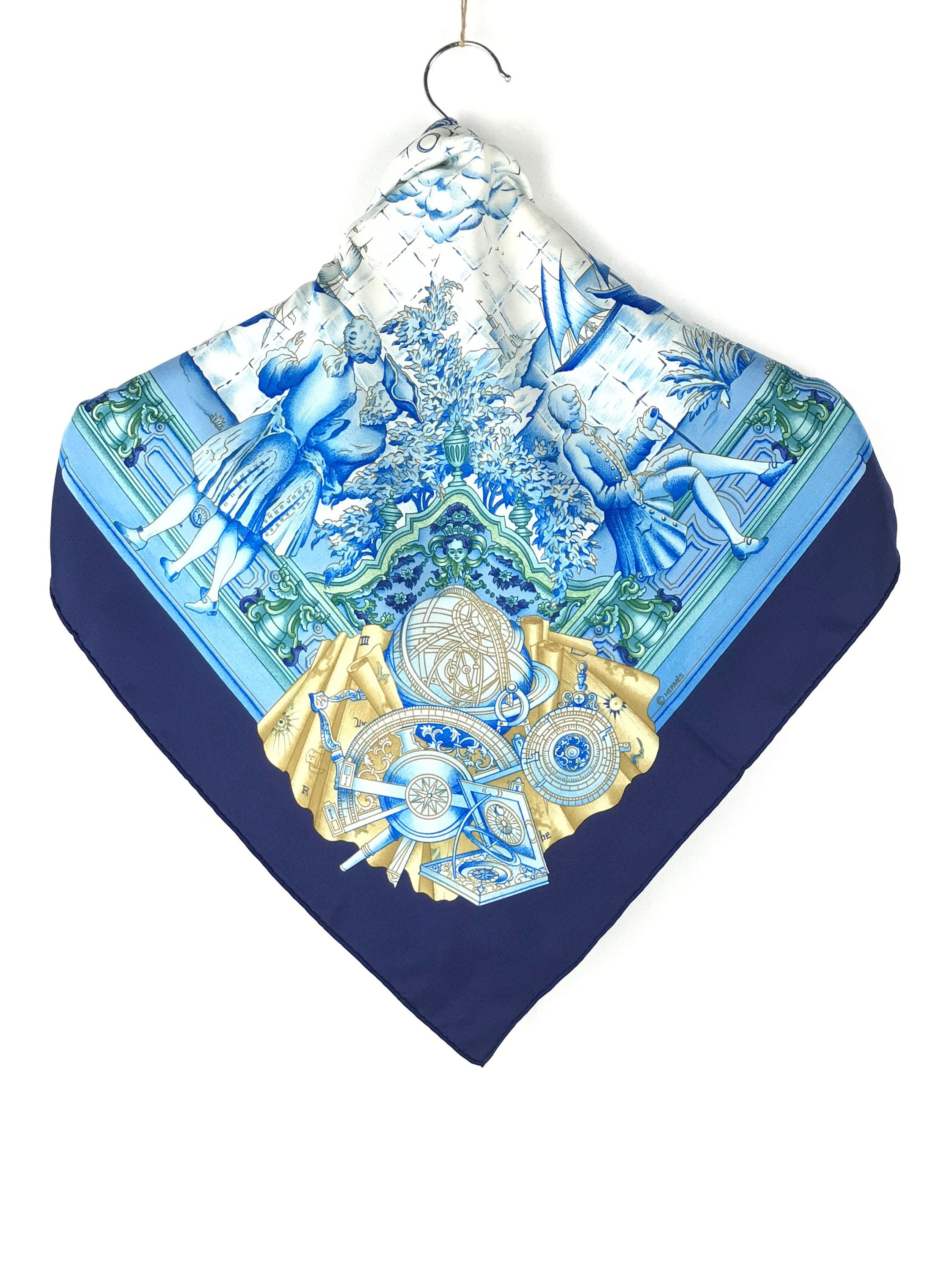 Azulejos Hermes Scarf Designed by Catherine Baschet in 1992 - Etsy