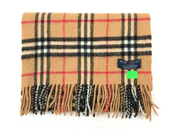 Vintage Authentic Burberry Muffler Burberry - Etsy