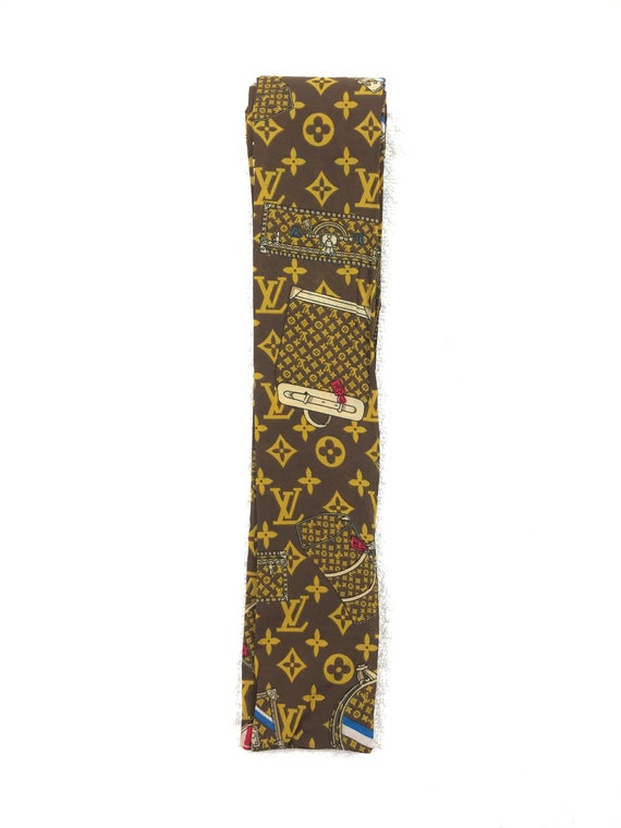 Louis Vuitton Twilley Silk Scarf Monogram Confidential Bandeau