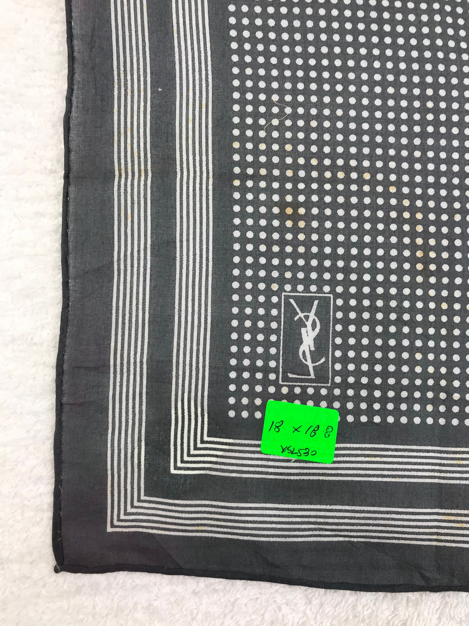 Yves Saint Laurent Bandana Handkerchief Neckerchief Pocket Etsy UK