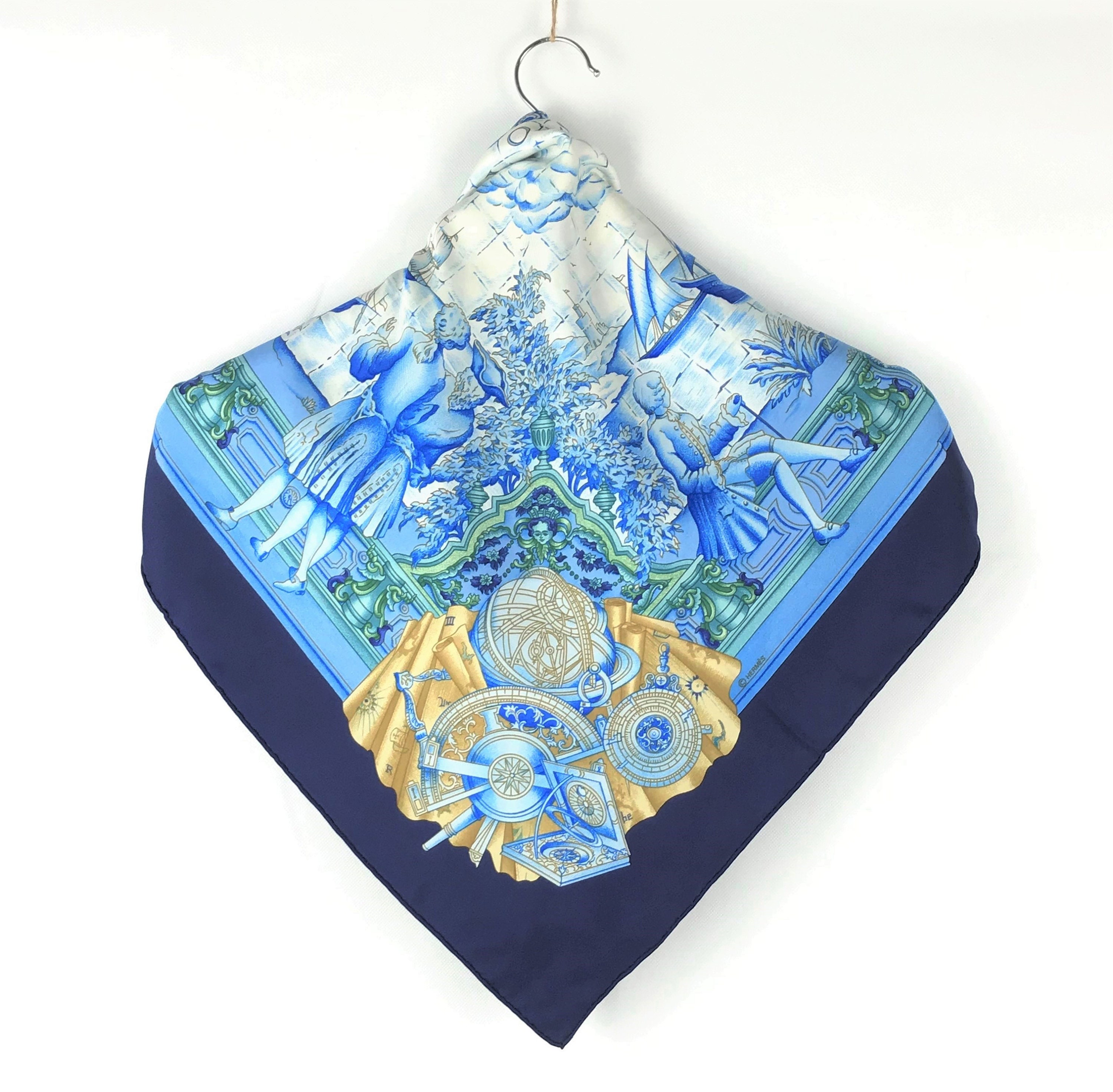 Azulejos Hermes Scarf Designed by Catherine Baschet in 1992 - Etsy