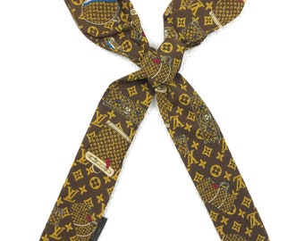 Louis Vuitton Twilley Silk Scarf Monogram Confidential Bandeau