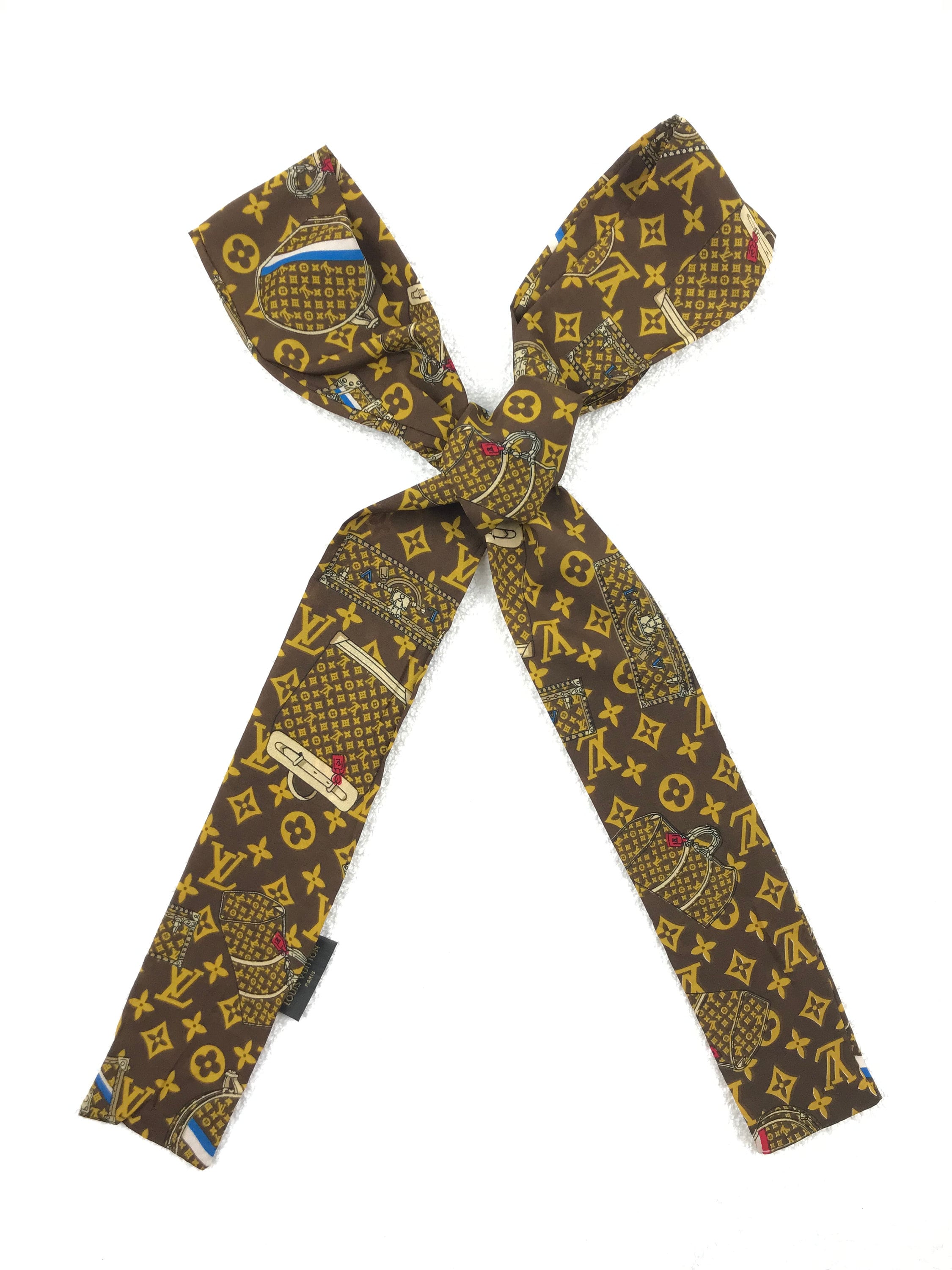 Louis Vuitton Twilley Silk Scarf Monogram Confidential Bandeau 