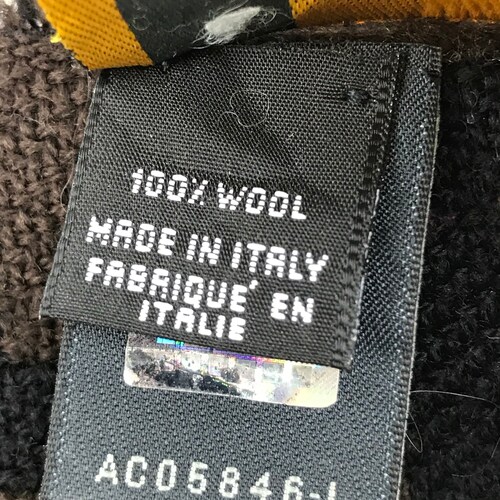 Vintage Authentic Fendi Scarf Muffler Wool Cashmere Nova Check Classic shops Wrap Winter Personalized Gifts Designer Luxury Rare Christmas Sale