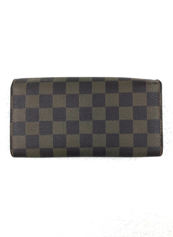 Lot 90 Louis Vuitton Damier Ebene Sarah Wallet #74 Lot 90 Louis Vuitton Damier Ebene Sarah Wallet