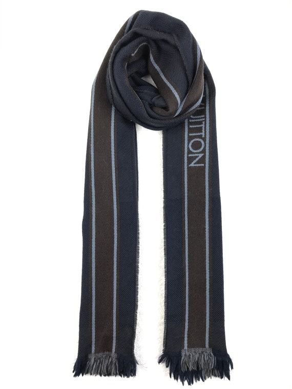 Louis Vuitton Scarf Inspired for Men, Brown LV Scarves and Wraps Inspired,  Fall and Winter Scarf for