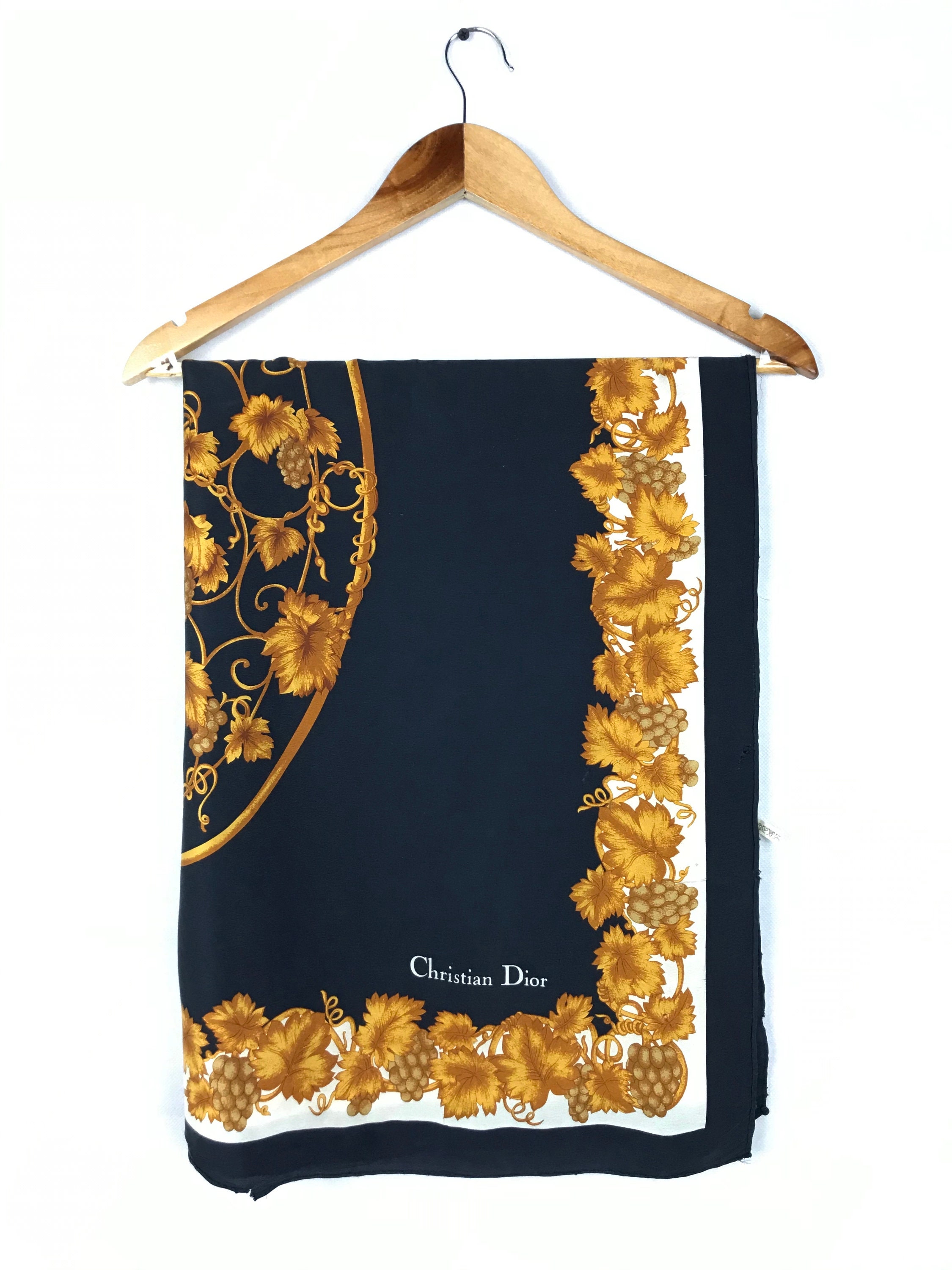 Authentic Christian Dior Silk Scarf Women Shawl Babushka Etsy UK