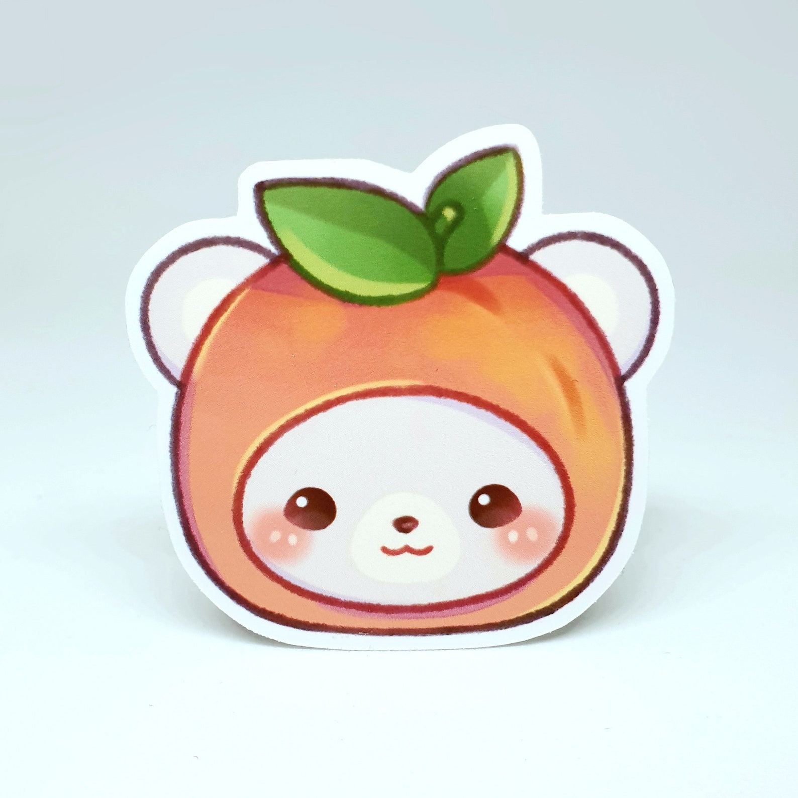 Fruity Bear Waterproof DieCut Sticker Cute and Kawaii Etsy