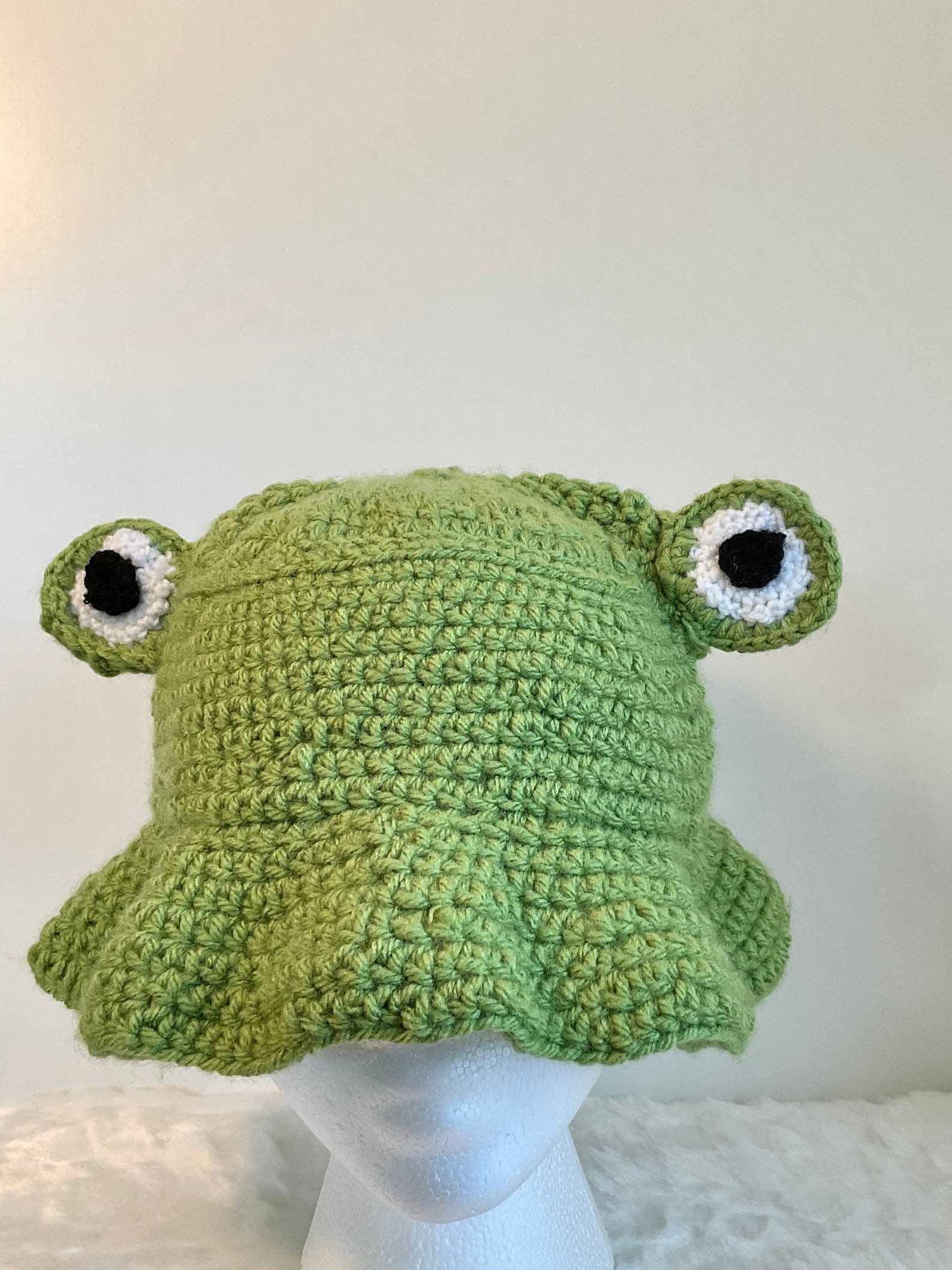 Crochet Frog Bucket Hat Customizable Multiple Sizes and Etsy