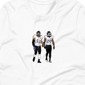 Ray Lewis and Ed Reed Baltimore Ravens Unisex t-shirt