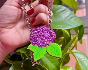 Hydrangea Necklace