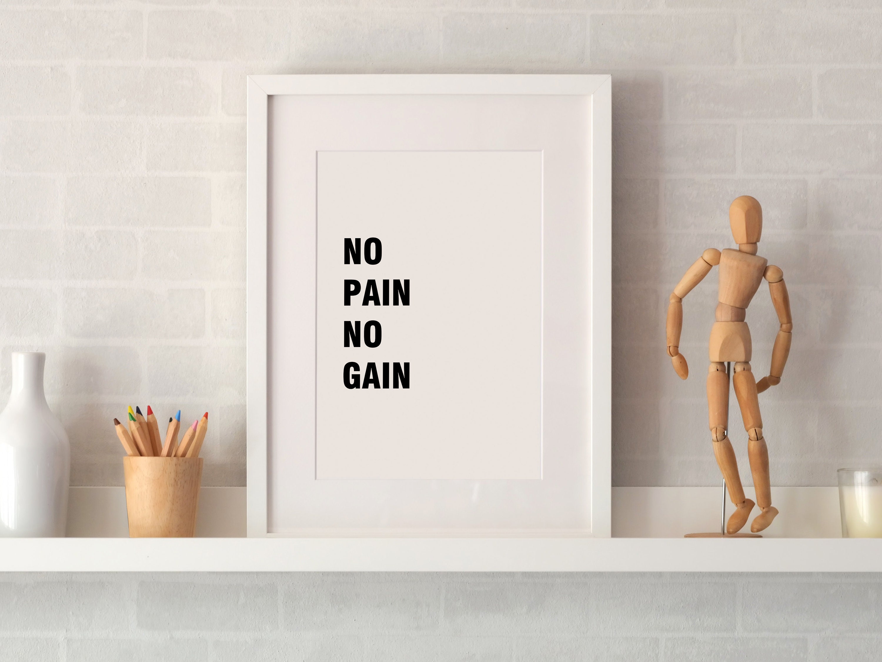 No Pain No Gain Zitat