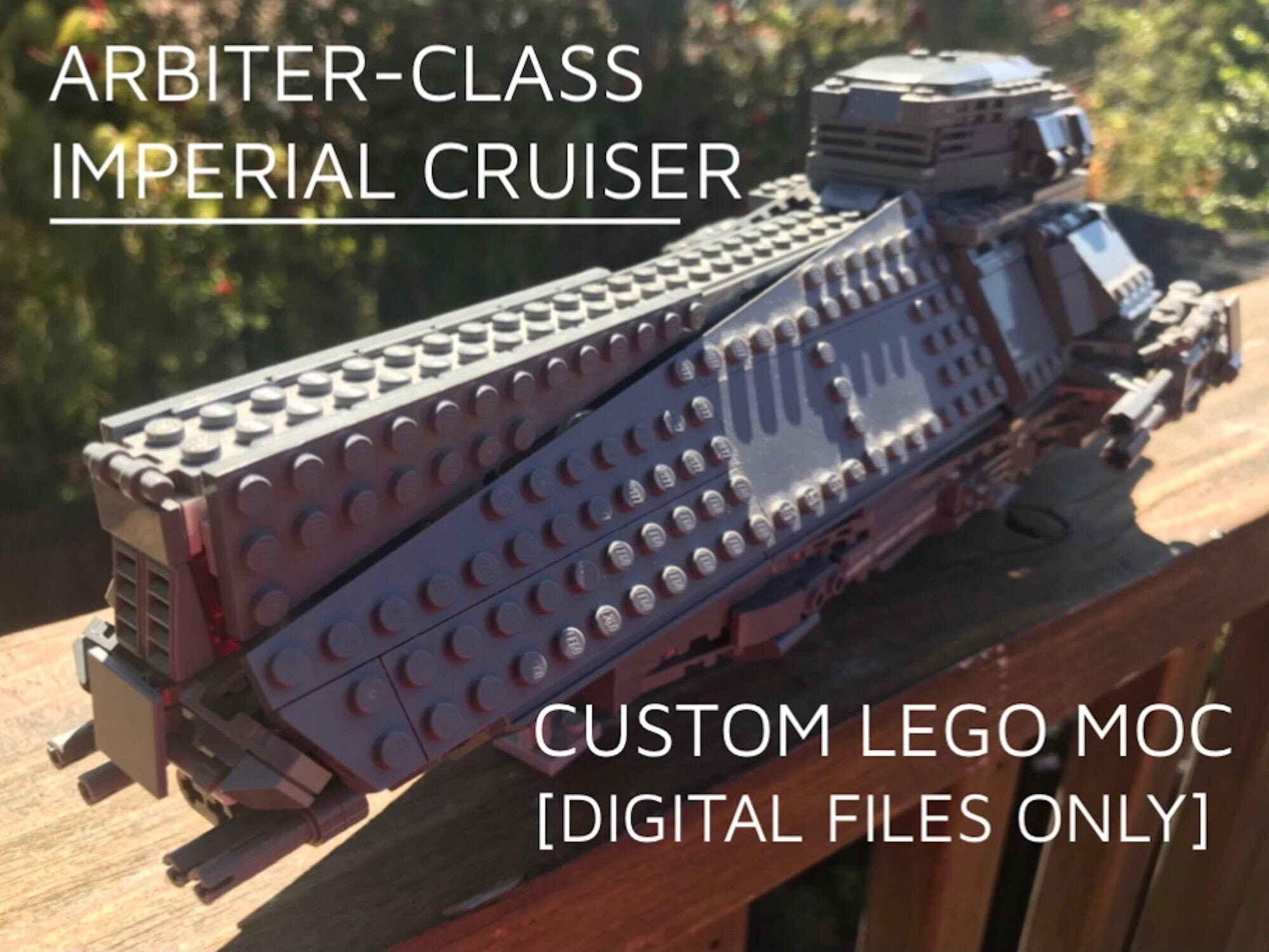 Arbiter Class Imperial Cruiser MOC INSTRUCTIONS ONLY Etsy