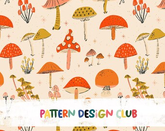 Patrón de setas, Diseño de patrón de superficie, Repetir patrón sin costuras 300 DPI, Papel digital, Diseño de tela, Imágenes prediseñadas de impresión sin costura de setas