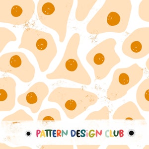 Instant Download - cute Eggs Pattern, Surface Pattern Design, Repeat Seamless Pattern 300 DPI, Digital Paper, Fabric Design, Digital