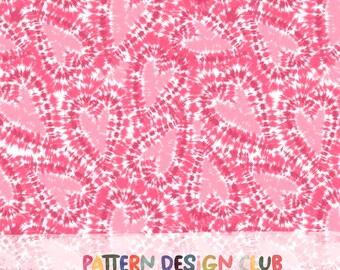Tie Dye Hearts Seamless Pattern File, Pink Valentines Seamless File, Hearts Digital Pattern, Love Seamless File, Tie-Dye Digital Seamless