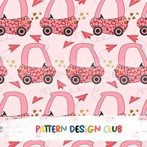 Valentines Seamless File, Valentine Cozy Coupe Leopard Print Seamless Repeat Pattern, Heart Seamless, Valentine Boho Neutral Car Seamless