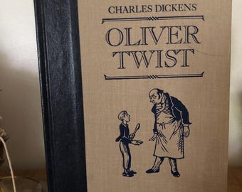 1987 Charles Dickens Oliver Twist Classic Children's Novel - Etsy