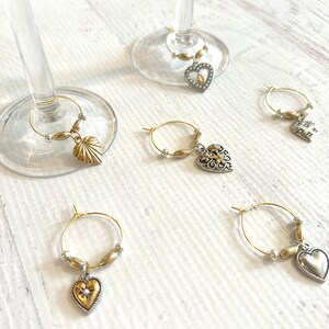 Wine Glass Charms, Wine Charms, Valentines Wine Glass Wine, Valentine Wine Charms, Wet Bar, Bar Tools, Stemware, Wine Charms, Barware