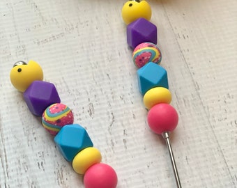 Cookie Scribe Tool, 6" Scribe Cake Pop Bubble Popper, Beaded Scribe, Limited Edition Baking Tool, Gift for Bakers, Gift for Treat Makers