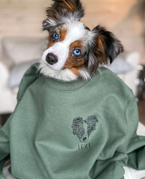 Custom Pet Sweatshirt | Custom Dog Sweater | Personalized Dog Sweater | Dog Mom Gift | Dogssentials| custom dog hoodie | custom pet crewneck