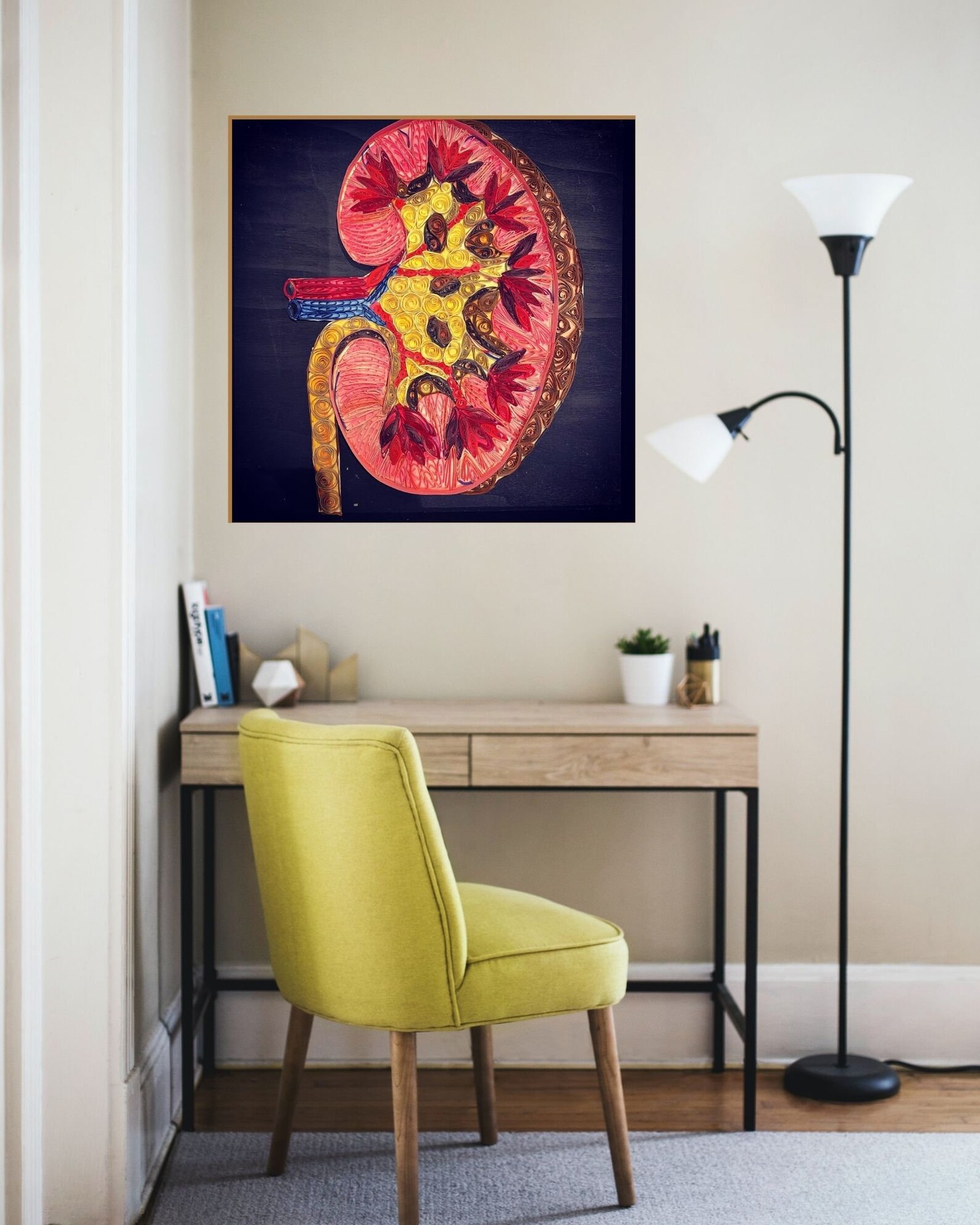Medical office wall art human anatomy doctor mural paper Etsy