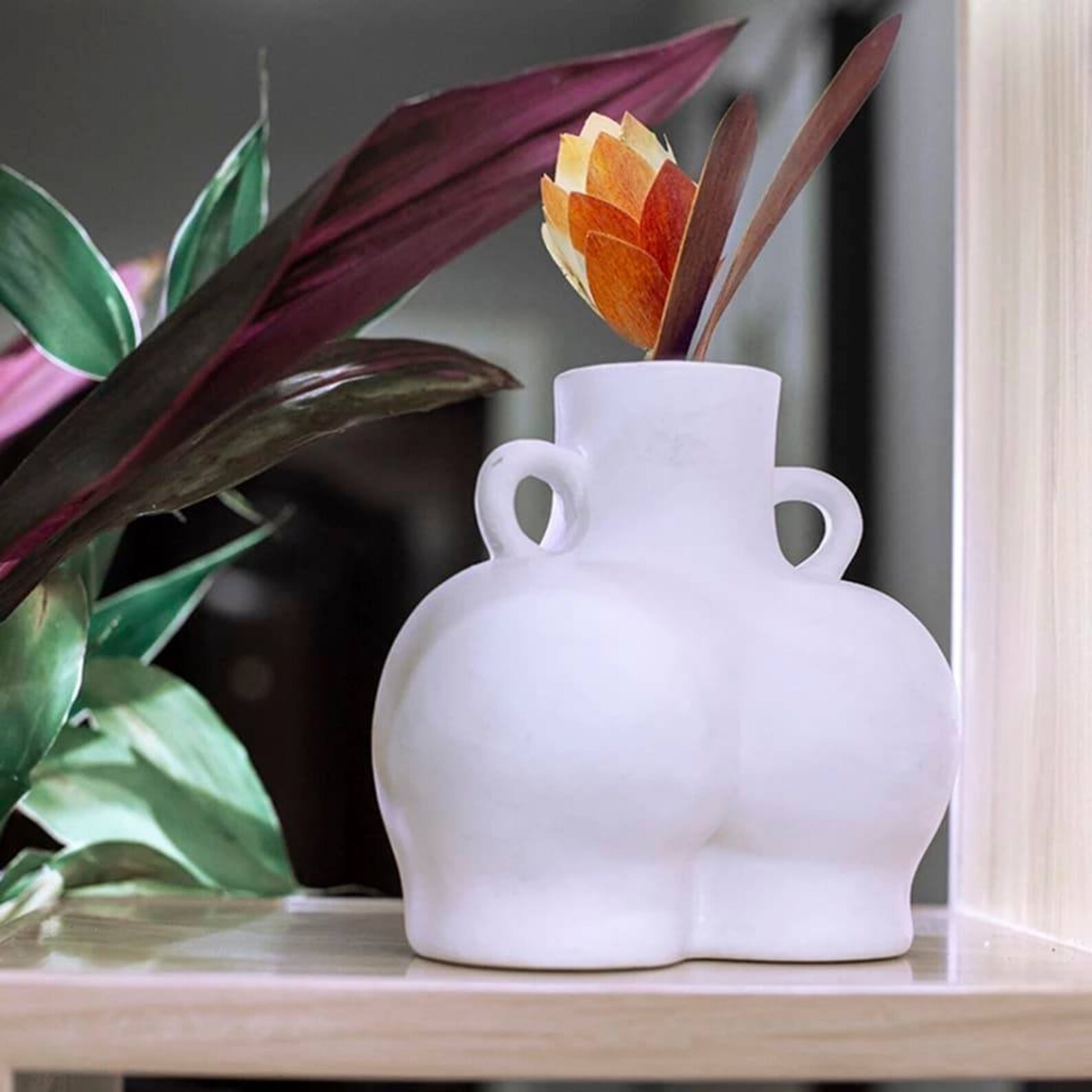 Cute Ceramic Butt Vase Nude Women Lower Body Vase For Dried Etsy