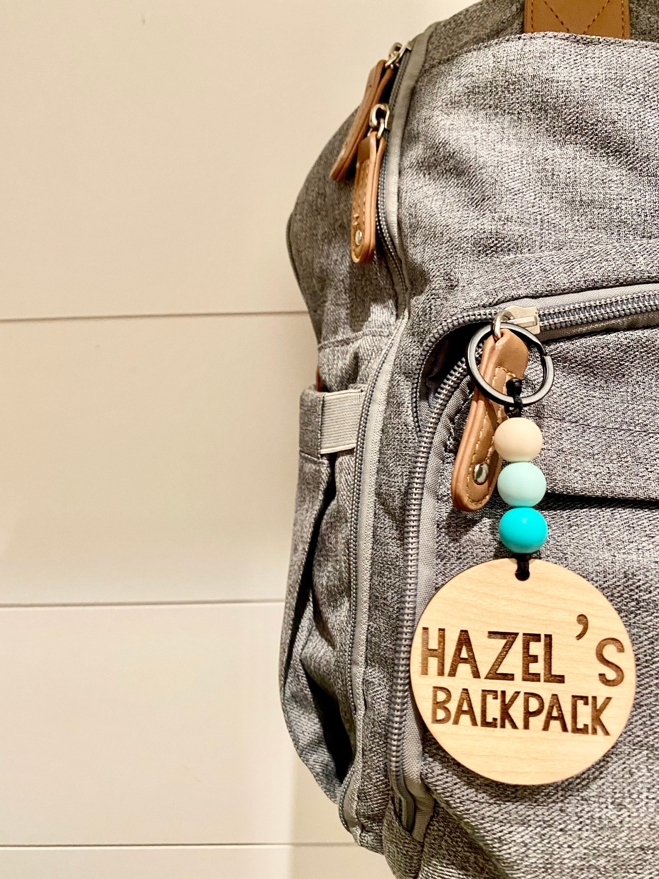 Kids backpack keychain Personalized bag tag Back to school Etsy