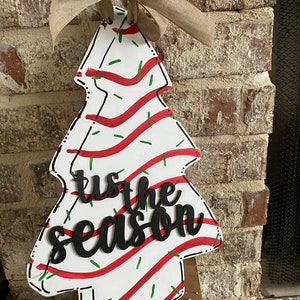 Christmas Tree door hanger, Christmas tree door sign, Door sign for Christmas, Christmas Ornament, Christmas Decoration, Christmas decor image 5