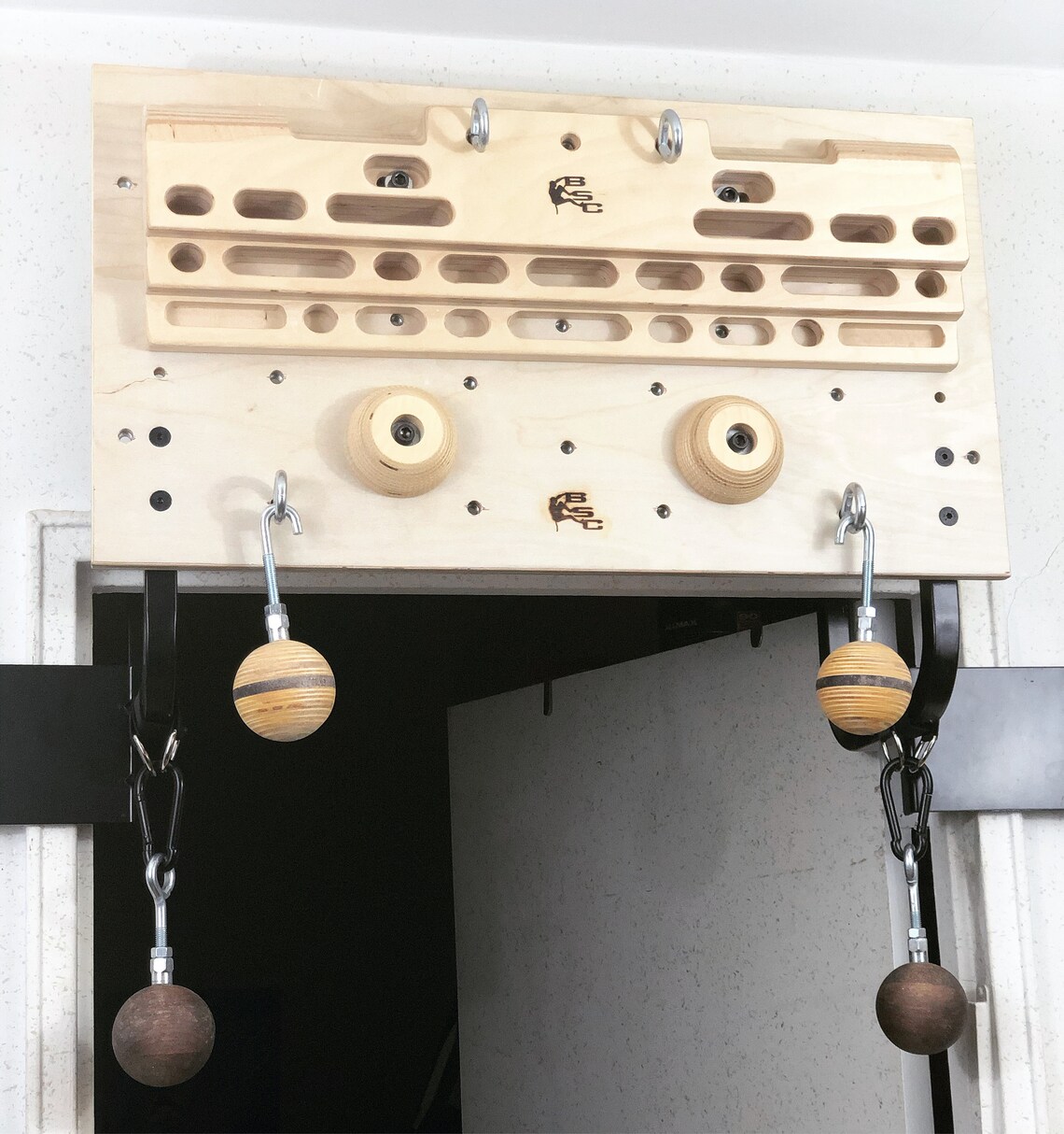 Wooden Rock Climbing Hold Grip Training Workout Ball Set Etsy