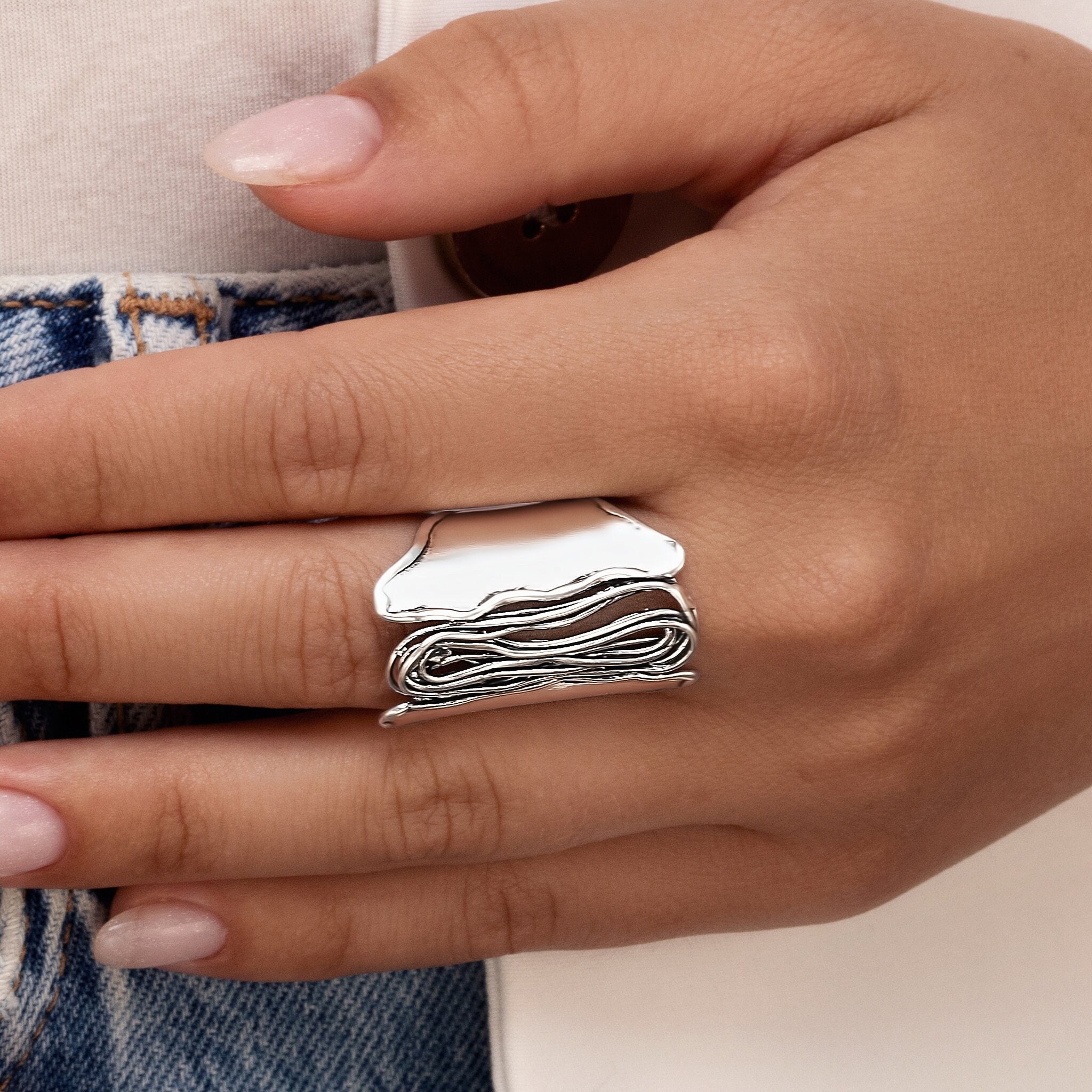 KAREN 925 Sterling Silver Ring | INXSKY