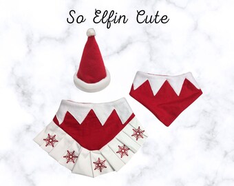 Zo elfachtig schattig | Elfenbandana| Huisdierbandana| Kerstbandana's