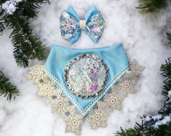 Sneeuwbolbandana | Sneeuwvlokbandana | Winterbandana