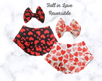 Word verliefd OMKEERBARE bandana | Huisdierbandana| Valentijnsdagbandana