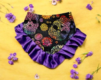 Dag van de Doden-bandana| Halloween-bandana | Dia de los Muertos-hondenbandana