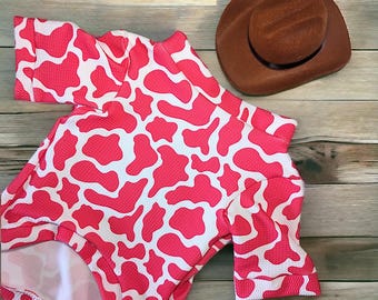 Roze cowgirl-shirt voor huisdieren | Hondenshirt | Shirt katten | Shirt voor huisdieren
