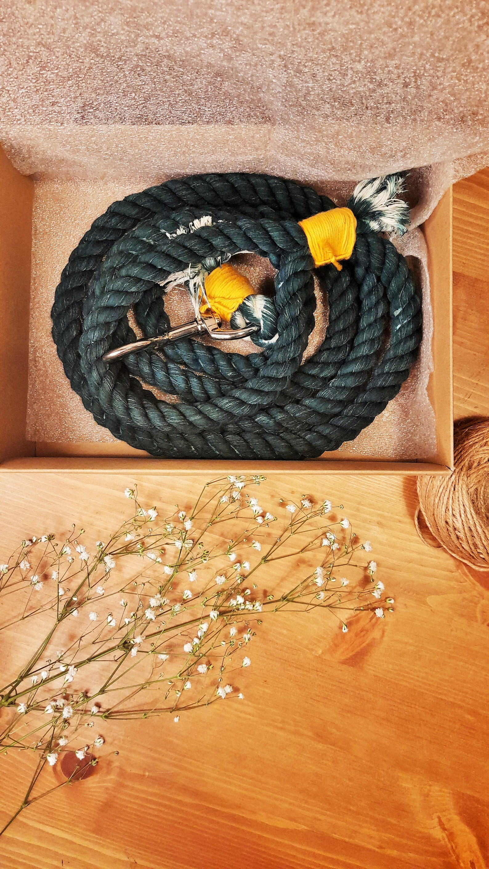 Tauleine hund Grün Haselnuss 2 Meter Extra Ring für Etsy