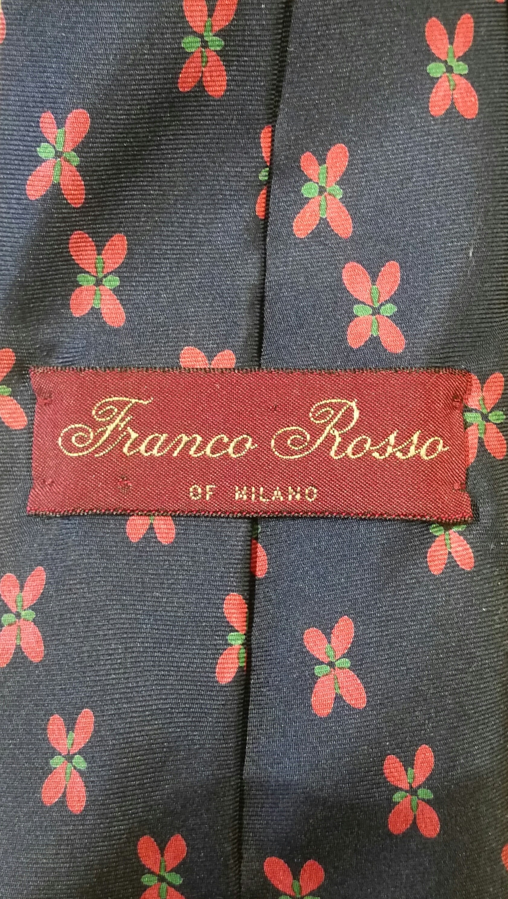 Franco Rosso of Milan Silk Tie | Etsy