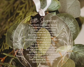 Baby Memorial Ornament