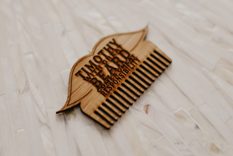 Beard Comb Moustache With great beard comes great responsibility image 3