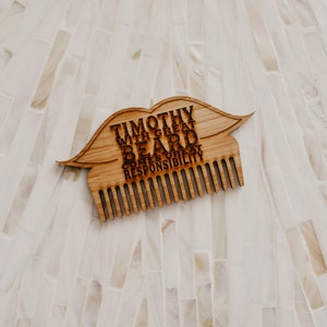 Beard Comb Moustache With great beard comes great responsibility image 2