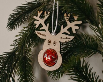 Reindeer Chocolate Holder Ornament