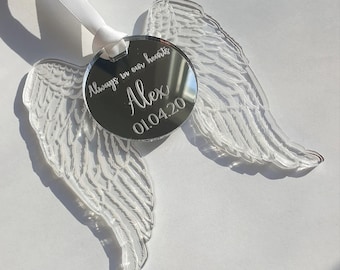 Memorial Angel Wings Ornament