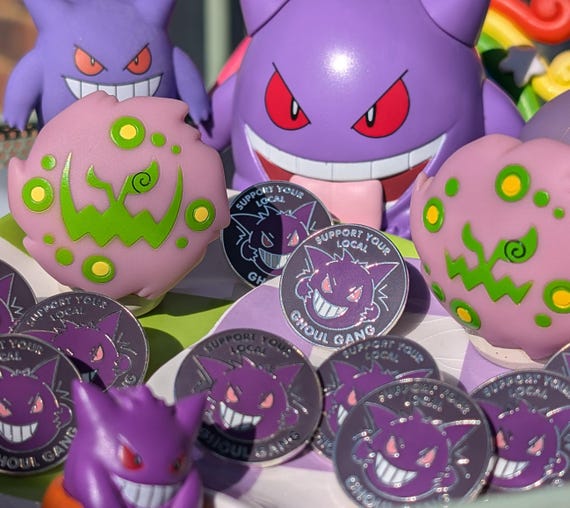 Support Your Local Ghoul Gang - Gengar Hard Enamel Pin