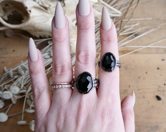 Featured listing image: Black Onyx Statement Ring