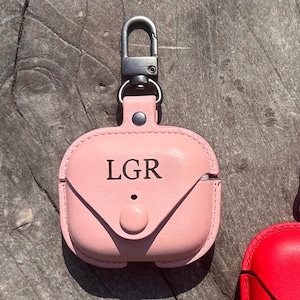 Personalised Apple 3 Airpod Case, Protective Case Protector, Engraved and Handmade PU Leather, Customised Airpod Case
