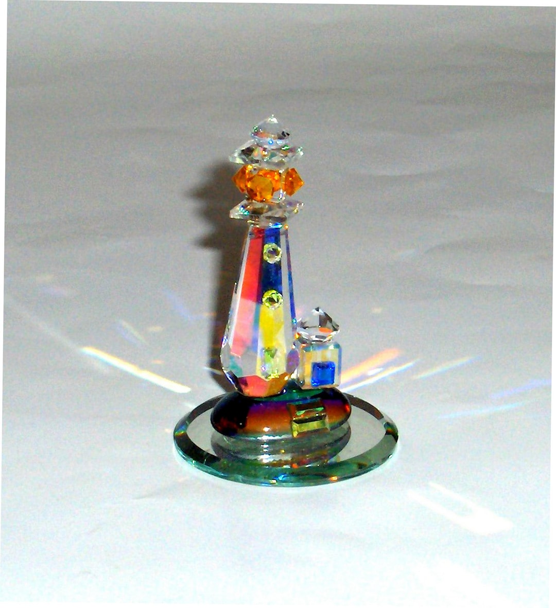 Crystal Lighthouse Austrian Crystal LIGHTHOUSE - Etsy