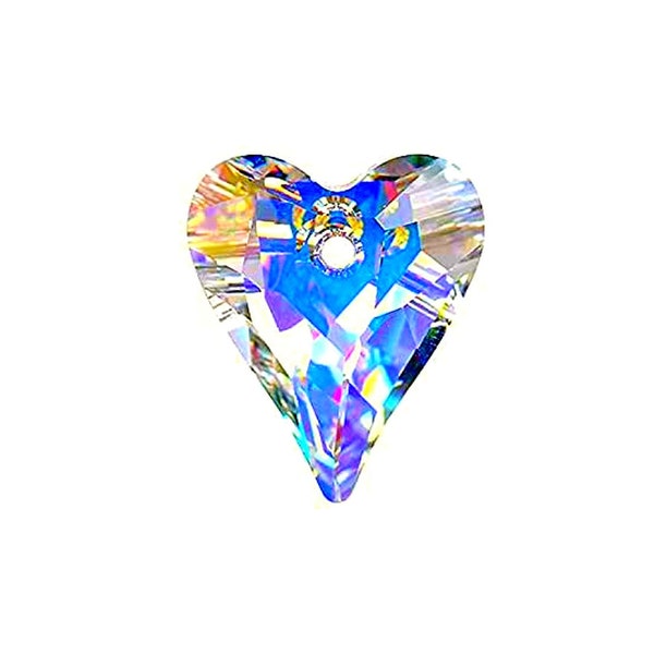 Swarovski 6240 Wild  Heart prism 27 mm Aurora Borealis