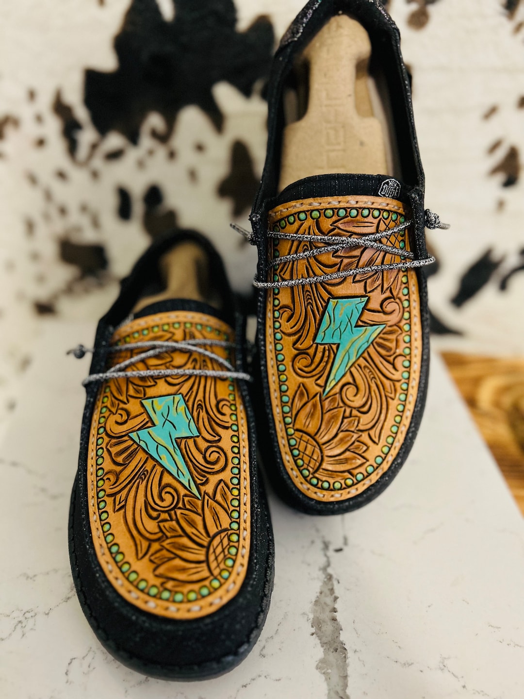 tooled leather hey dudes womens